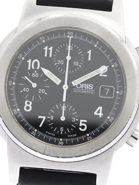 Oris Big Crown Men ORIS Big crown 7511 Date Chronograph black Dial Automatic Men\'s Watch_922728